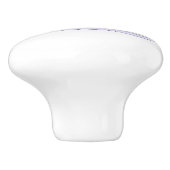 Kute tand en tandenborstel keramische knop (Zijkant)