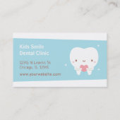 Kute tand met Visitekaartjes van hartsterft (Achterkant)