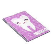 Kute tand - Paarse aangepaste laptop Notitieboek (Rechterzijde)