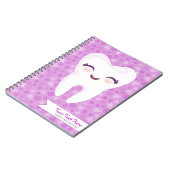 Kute tand - Paarse aangepaste laptop Notitieboek (Linkerzijde)