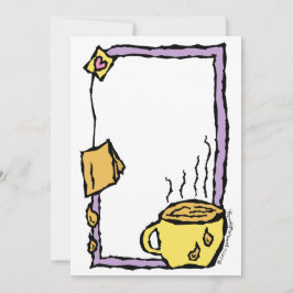 Kute  Tea Party / 's middags High Tea Kaart