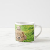 Kute Teddy bears in een weide Espresso Kop (Rechts)