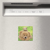 Kute Teddy bears in een weide Magneet (Insitu (Vaatwasser))