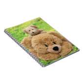 Kute Teddy bears in een weide Notitieboek (Rechterzijde)