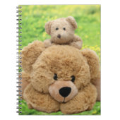 Kute Teddy bears in een weide Notitieboek (Voorkant)