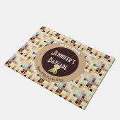 Kute Tegels Persoonlijke dagzorg Welkom Deurmat (Schuin)