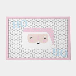 Kute teile Design Roze Kerstmis Deurmat