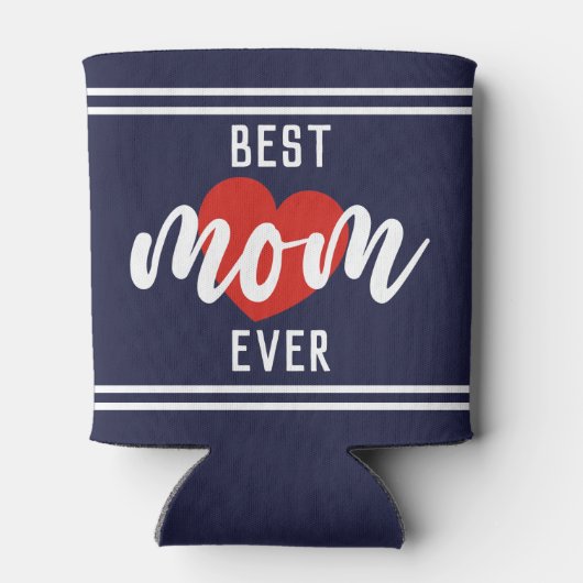 Kute tekst beste mama ooit met hart blikjeskoeler (Achterkant)
