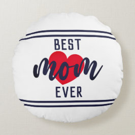 Kute tekst beste mama ooit met hart rond kussen