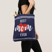 Kute tekst beste mama ooit met hart tote bag (Dichtbij)
