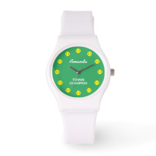 Kute tennis ball Sport watch gift vrouwen Horloge