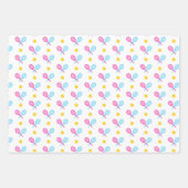 Kute tennis motifs on  inpakpapier vel (Voorkant 3)