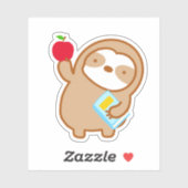 Kute terug naar schoolleraarsruimte sticker (Vel)