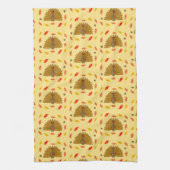 Kute Thanksgiving Turkije daalt naar beneden Theedoek (Verticaal)