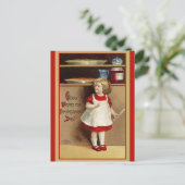 Kute  Thanksgiving Wishes Briefkaart (Staand voorkant)