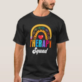 Kute Therapy Squad Physical Therapist Team terug n T-shirt (Voorkant)