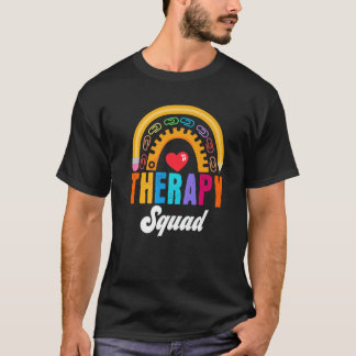 Kute Therapy Squad Physical Therapist Team terug n T-shirt