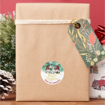 Kute Three Gnomen Merry-kerstbos Klassic R