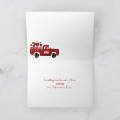 Kute tol lasten van de liefde Hart Gnoome Delivery Kaart (Binnen)