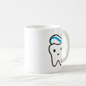 Kute tooth met Toothpaste Kawaii Molar Koffiemok (Voorkant rechts)