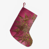 Kute trendy flower henna hand getrokken design kleine kerstsok (Voorkant (Hangend))