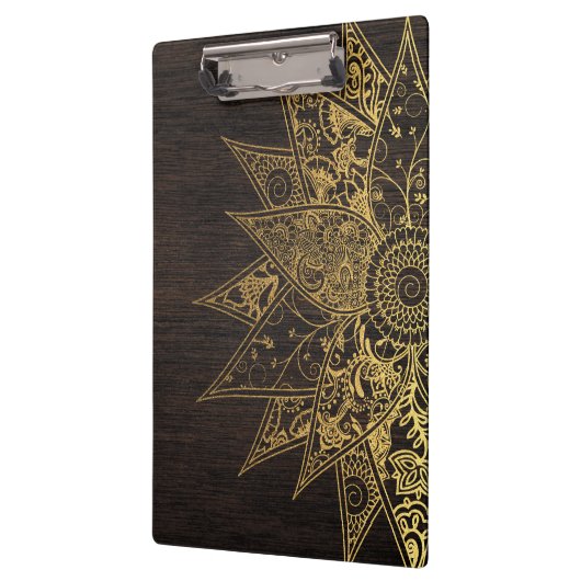 Kute trendy flower henna hand getrokken design klembord (Links)