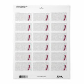 Kute trendy girly elegant "Ik hou van je" hoge hak Etiket (Full Sheet)