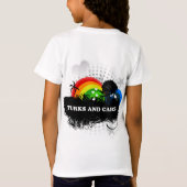 Kute turks en caicos's t-shirt (Achterkant)