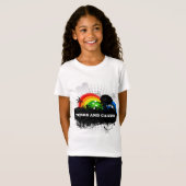 Kute turks en caicos's t-shirt (Voorkant volledig)