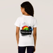 Kute turks en caicos's t-shirt (Achterkant volledig)