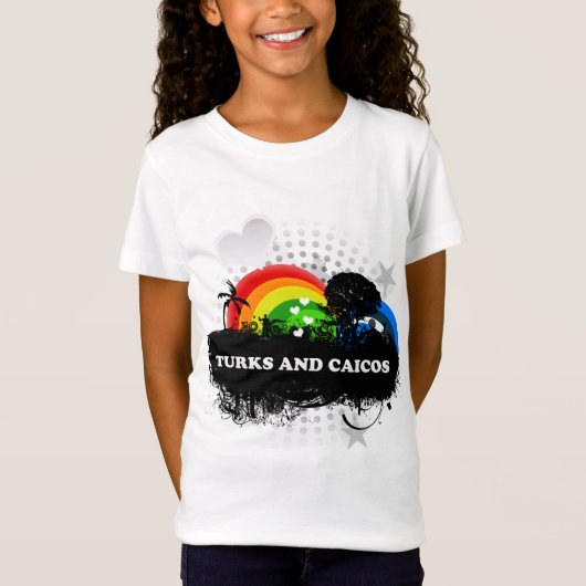 Kute turks en caicos's t-shirt (Voorkant)