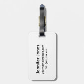 Kute Twee erwten in een Pod op maat Bagagelabel (Achterkant verticaal)