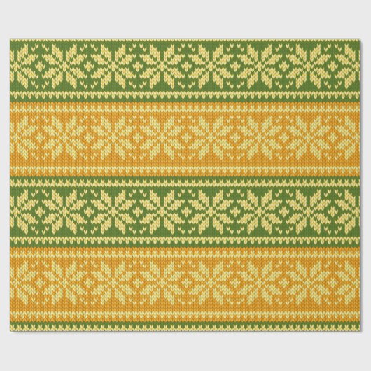 Kute Ugly KerstSweater Wrapping Paper Cadeaupapier (Vlak)