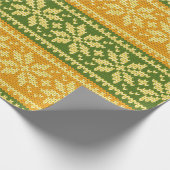 Kute Ugly KerstSweater Wrapping Paper Cadeaupapier (Hoek)