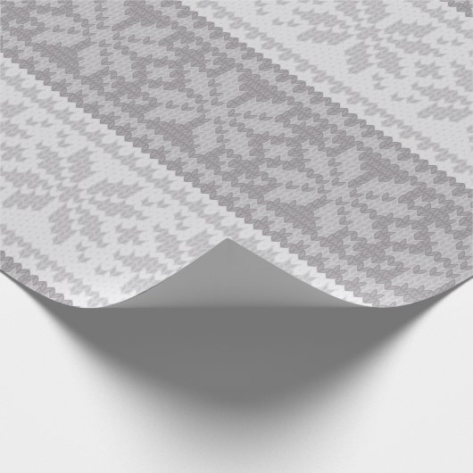 Kute Ugly KerstSweater Wrapping Paper Cadeaupapier (Hoek)