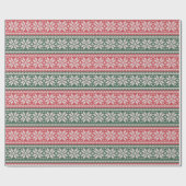 Kute Ugly KerstSweater Wrapping Paper Cadeaupapier (Vlak)