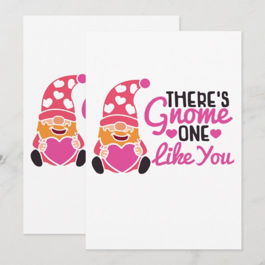 Kute Valentijn Gezegden - Sweet Love Gifts V-Day T Feestdagenkaart (Voorkant / Achterkant)