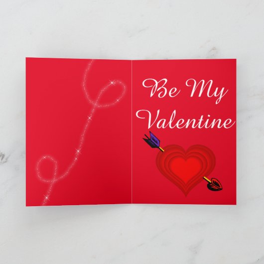 Kute Valentijn met Basset Hounds en Hearts Feestdagen Kaart (Binnen)