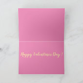 Kute Valentijn Tortelduifjes met rood hart Feestdagen Kaart (Binnen)