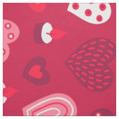 Kute Valentijnse harten patroon Stof (Swatch)