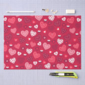 Kute Valentijnse harten patroon Tissuepapier (Craft)