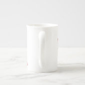 Kute Valentijnse Kitten, liefdeskatten Porselein Kop (Achterkant)