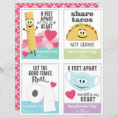 Kute Valentine Day Party Classroom - 4 op een pagi (Voorkant / Achterkant)