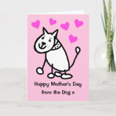 Kute van de Dog Moederdag Card Kaart (Voorkant)