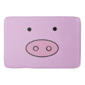 Kute Varken, Kleine Varken, Varkenshaar, Roze Vark Badmat (Voorkant)