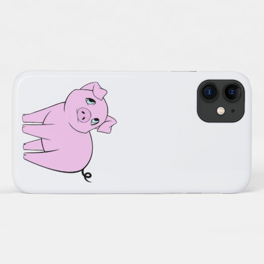 Kute Varken, Kleine Varken, Varkenshaar, Roze Vark Case-Mate iPhone Case (Achterkant (horizontaal))