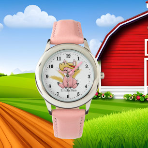 Kute varkensliefhebbers voegen naam toe Horloge