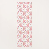 Kute varkenspatroon met hart yogamat (Achterkant)