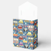 Kute Vehicles Blue Favor Box Bedankdoosjes (Geopend)