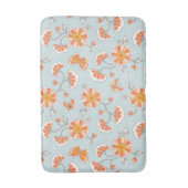 Kute ventilatorvlinderpatroonpatroon badmat (Voorkant Verticaal)